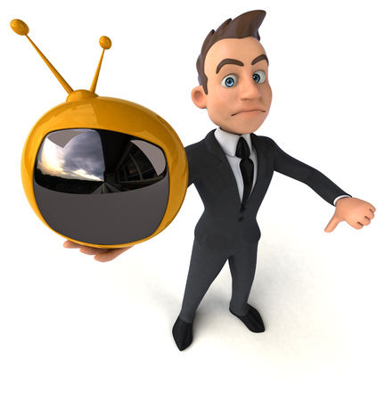 Fun businessmanの写真素材