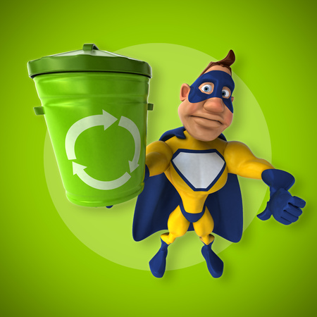 Fun superheroの写真素材