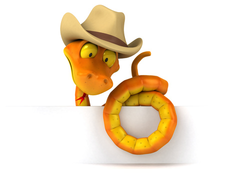 Fun snakeの写真素材