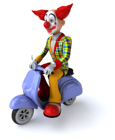 Fun clownの写真素材