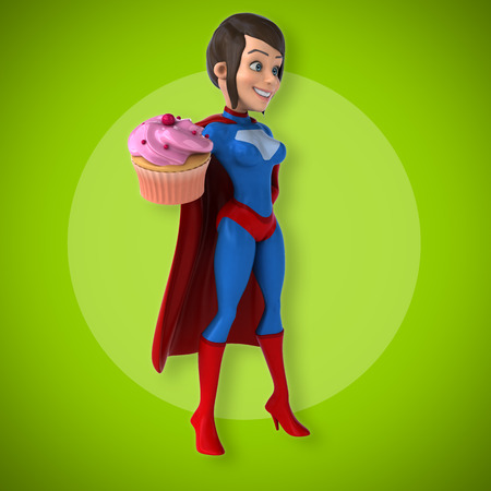 Super womanの写真素材