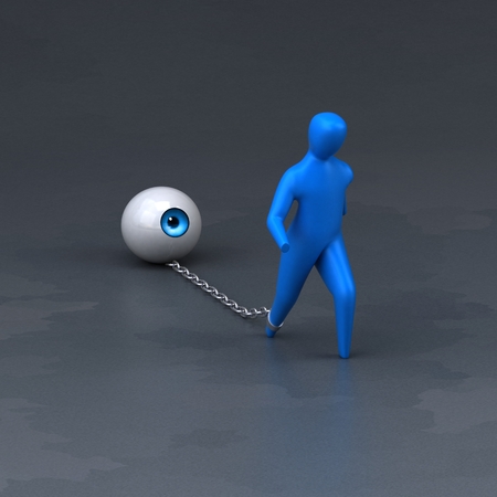 Burden symbol - 3D Illustrationの写真素材