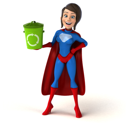 Super womanの写真素材