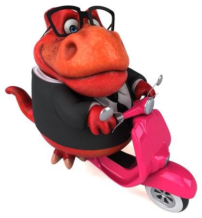 Fun Trex - 3D Illustrationの写真素材