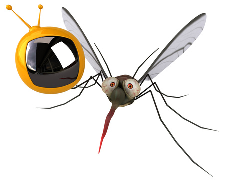 Mosquito - 3D Illustrationの写真素材