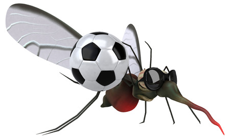 Mosquito - 3D Illustrationの写真素材