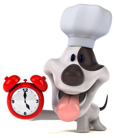 Fun dog - 3D Illustrationの写真素材