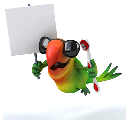 Fun parrotの写真素材