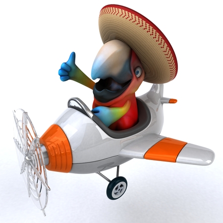 Fun parrotの写真素材