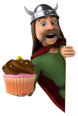 Fun Gaul - 3D Illustrationの写真素材