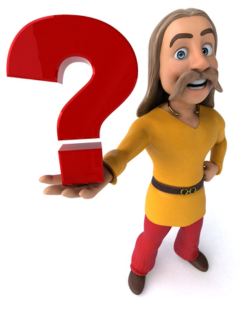 Fun gaul - 3D Illustrationの写真素材