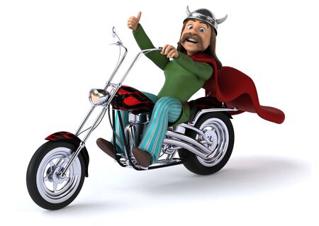 Fun Gaul - 3D Illustrationの写真素材