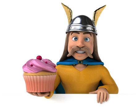 Fun gaul - 3D Illustrationの写真素材