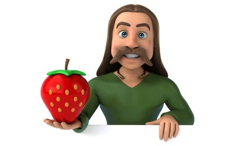 Fun Gaul - 3D Illustrationの写真素材