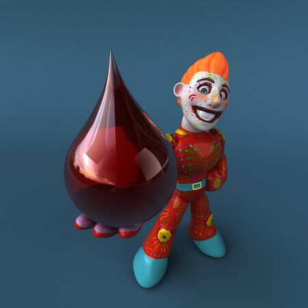 Mexican hero - 3D Illustrationの写真素材