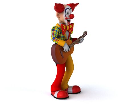 Fun clown - 3D Illustrationの写真素材