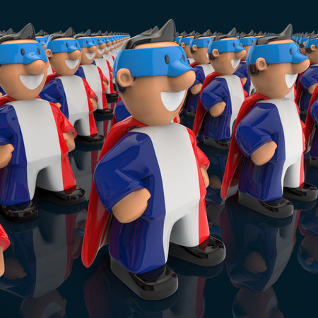 Superhero concept - 3D Illustration