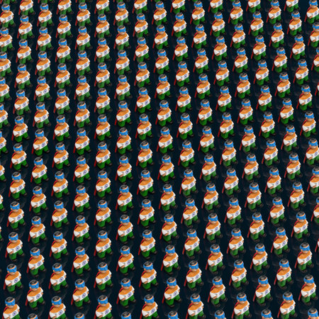 Superhero concept - 3D Illustrationの写真素材