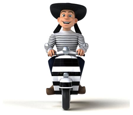 Fun 3d cartoon breton characterの写真素材