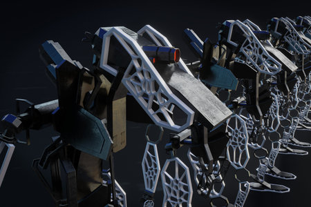 Generative robot - 3D Illustration