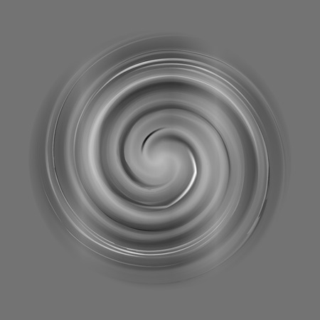 Realistic Silver Cosmetic Cream smears cover. Eyeshadow template, Lasting powder top view. Gray swatch, natural cosmetics background. Vector Illustrationのイラスト素材