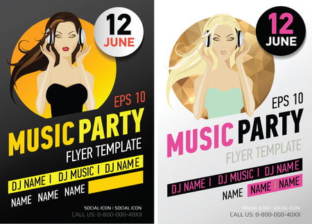 Flayer music party.のイラスト素材