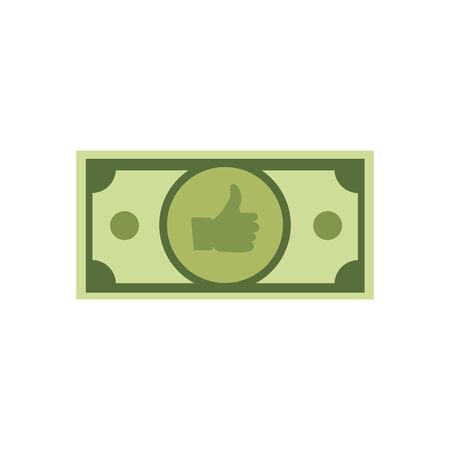 Thumbs Up Money.のイラスト素材