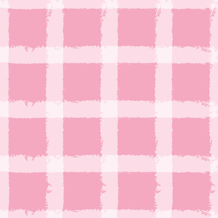 Pattern with grid on pink backgroundのイラスト素材