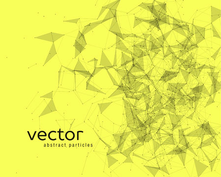 Vector background with abstract particles. EPS 10.