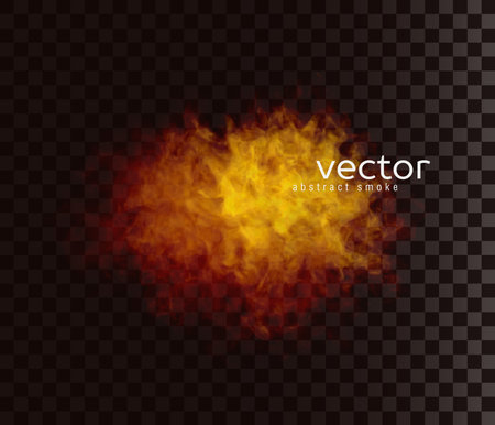 Vector illustration of smoky shape.のイラスト素材