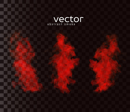 Vector illustration of smoky shapes. Isolated transparent special effect.のイラスト素材