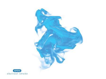 Abstract vector illustration of inky shape on white background.のイラスト素材