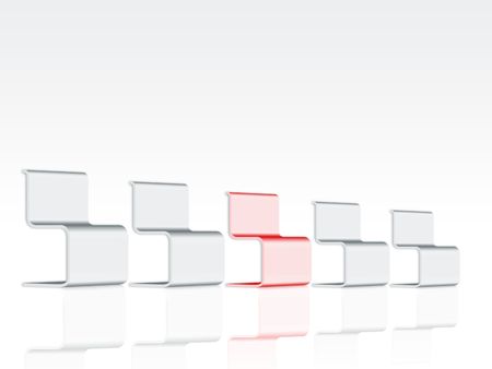 Illustration abstract chair. Computer generatedの写真素材