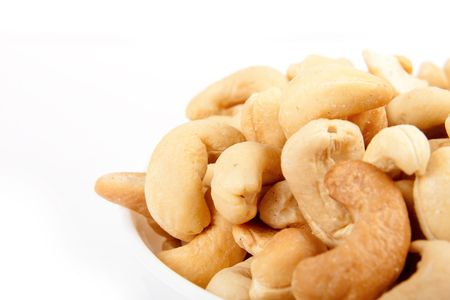 cashew, nuts, food, bowl, isolated, deliciousの写真素材