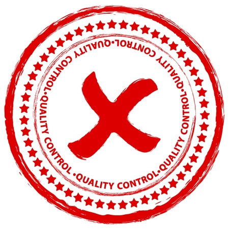 Red grunge rejected stamp on a white background. Vector illustration.のイラスト素材