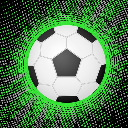 Abstract grunge soccer background. Vector illustration.のイラスト素材