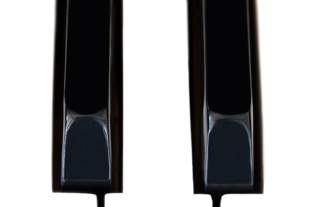 Two piano keys background.の写真素材