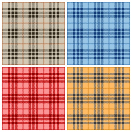 Seamless fabric pattern background. Vector illustration.のイラスト素材