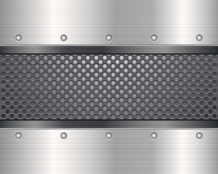 Pattern of metal texture background Vector illustration のイラスト素材