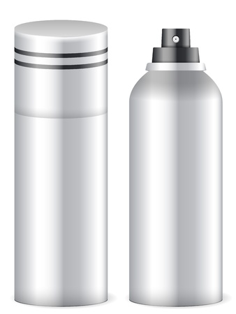 Deodorant spray on white background. illustration.のイラスト素材