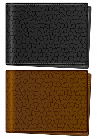 Wallet on a white backgroundのイラスト素材
