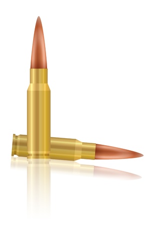 Bullets on a black background. Vector illustration.のイラスト素材