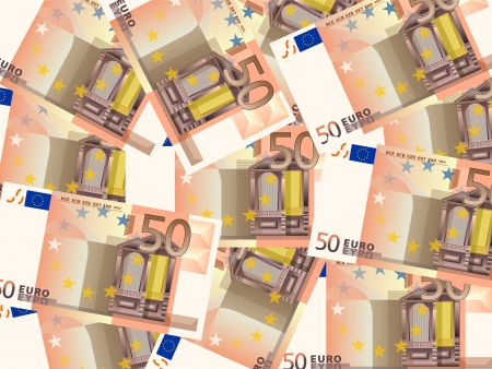 Background from a fifty euro banknotes   illustration のイラスト素材
