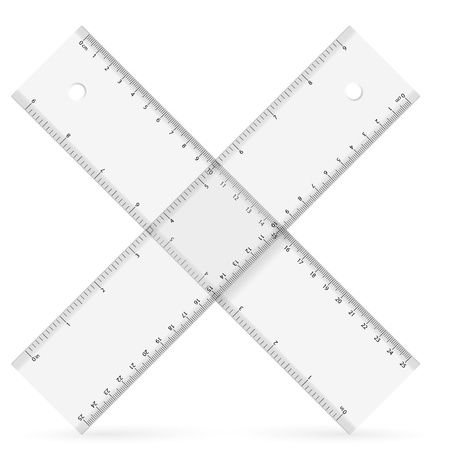 Rulers icon on a white background. のイラスト素材