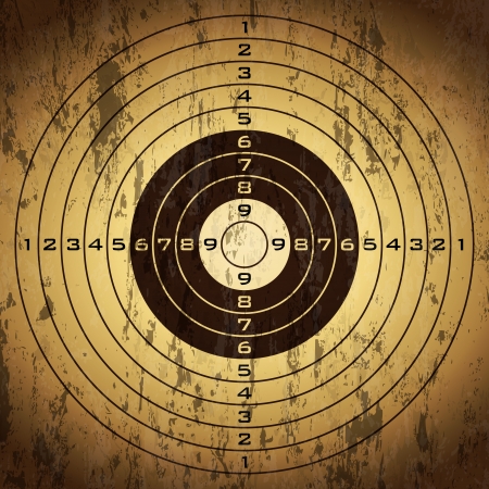 Target over grunge background. Vector illustration.のイラスト素材