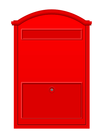 Mailbox on a white background.のイラスト素材