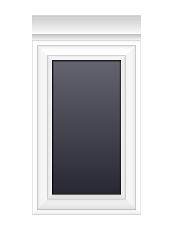 Window on a white background.のイラスト素材