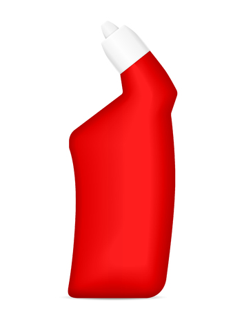 Detergent bottle on a white background. Vector illustration.のイラスト素材