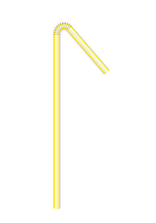 Drinking straw on a white background. Vector illustration.のイラスト素材