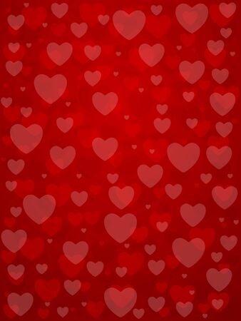 Valentine's day background with hearts. Vector illustration.のイラスト素材